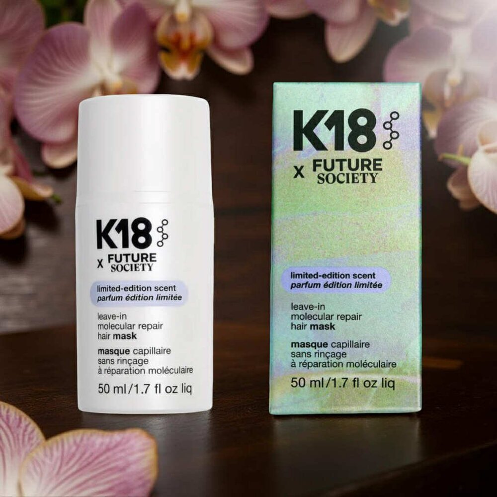 K18 x Future Society Leave-In Molecular Repair Hair Mask 1.7 oz